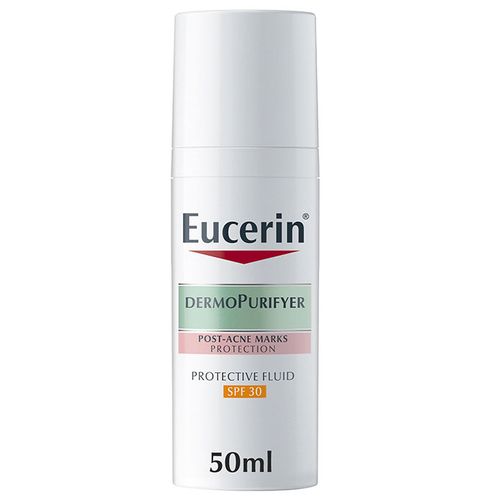 Eucerin DermoPurifyer Oil Control Protective Fluid, Post-Acne Marks, SPF 30 - 50ml