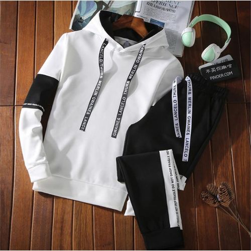 Tracksuit Casual Joggers Hooded Sportswear Jackets And Pants 2 Piece Sets Running Sports Suit
