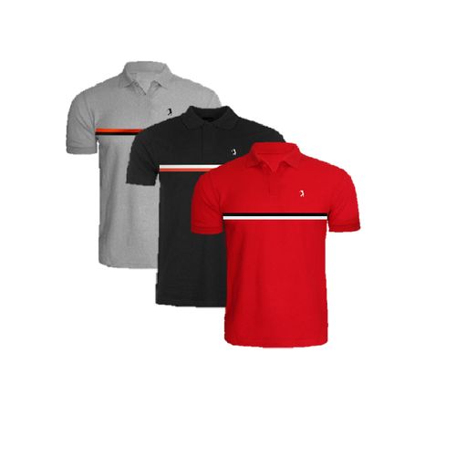 Men’s Quality Stripped Design Polo T-Shirt