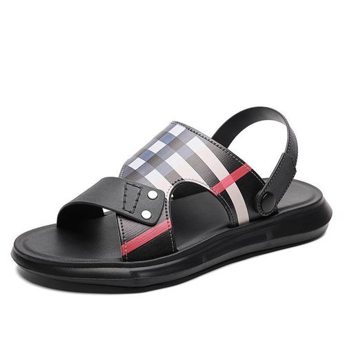 BLWOENS Men's summer sandals slippers - Black