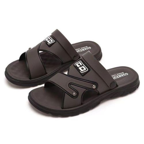 Men's Sandals Slippers For Outdoor Activities At HomeWear Lightweight Soft-Soled Sandals For Breathable Beach Sandals For Men Black