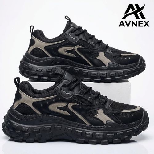 AVNEX New Men's Fashion Sneakers - Black
